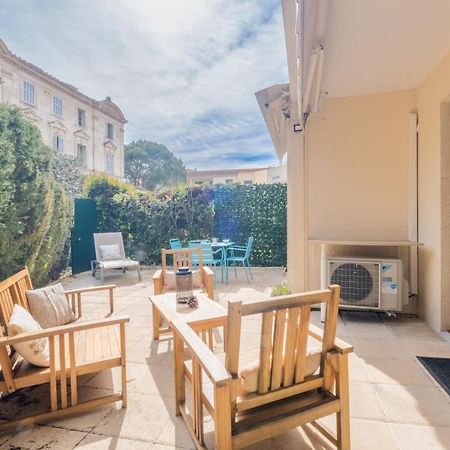 3P Garden-Level Apartment Residence With Pool Cannes Exterior photo