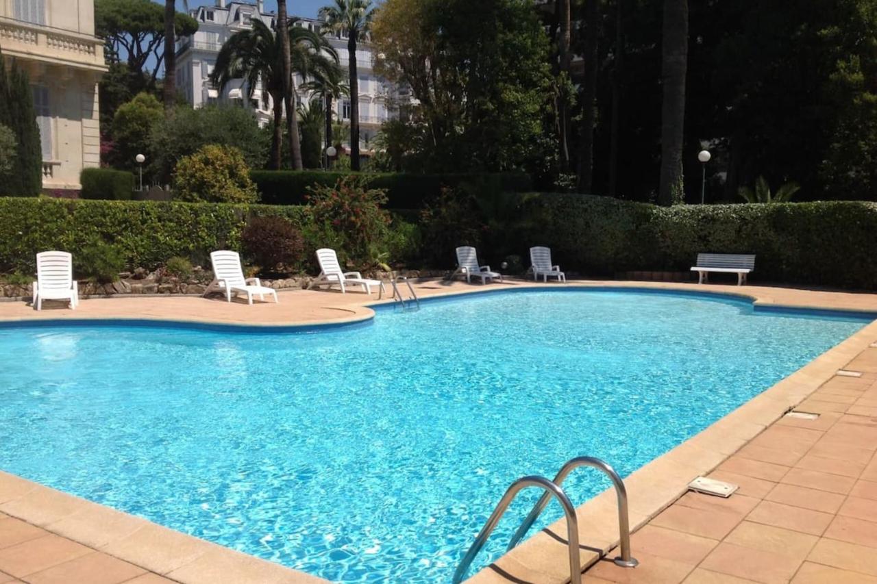 3P Garden-Level Apartment Residence With Pool Cannes Exterior photo