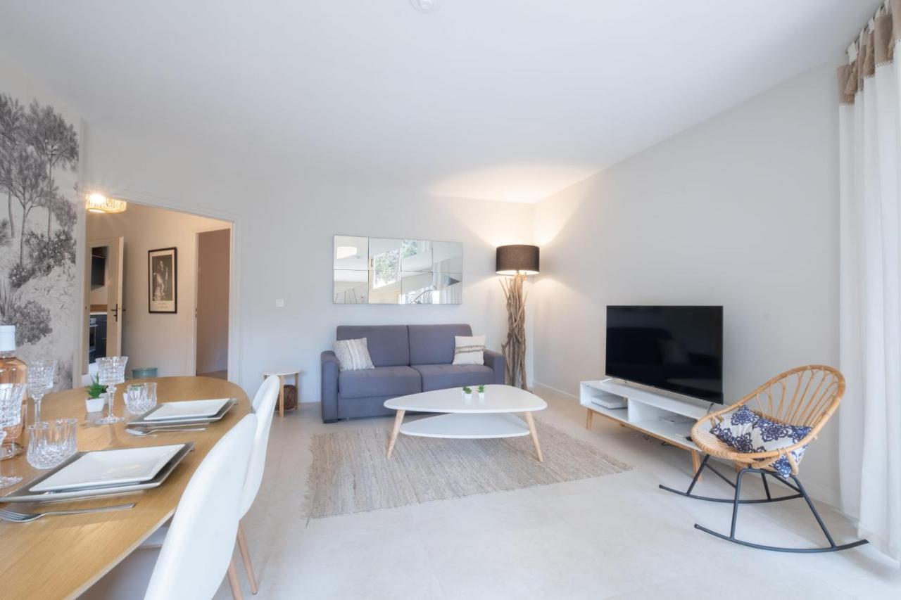 3P Garden-Level Apartment Residence With Pool Cannes Exterior photo