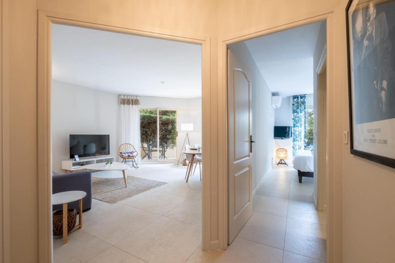 3P Garden-Level Apartment Residence With Pool Cannes Exterior photo
