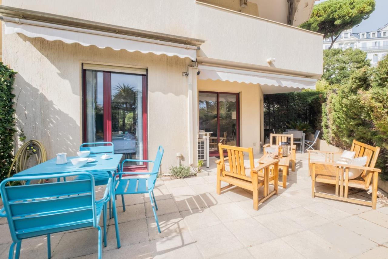 3P Garden-Level Apartment Residence With Pool Cannes Exterior photo